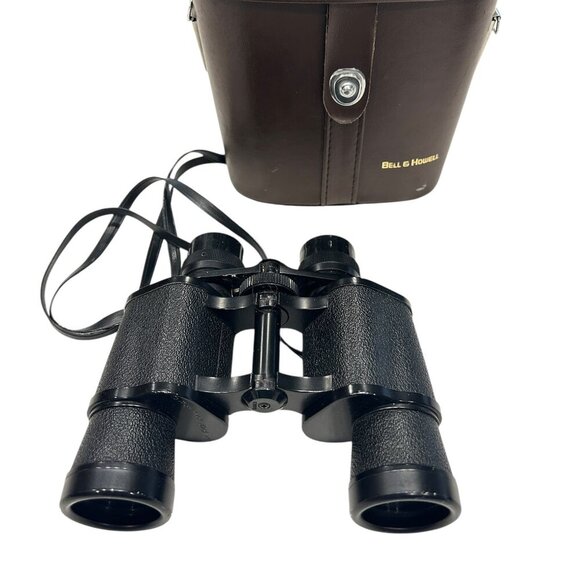Vintage Bell & Howell Director Series 7x35 Wide Angle Binoculars Case Engraved - Picture 1 of 6